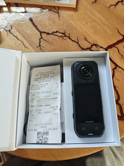 Insta 360 X5 с остатъчна гаранция 1 година