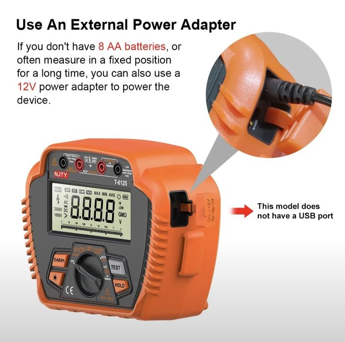 Тестер изоляции (Мегаомметр)