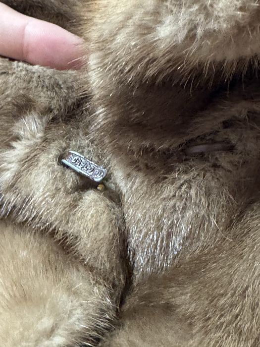 Шуба натуральный мех норка