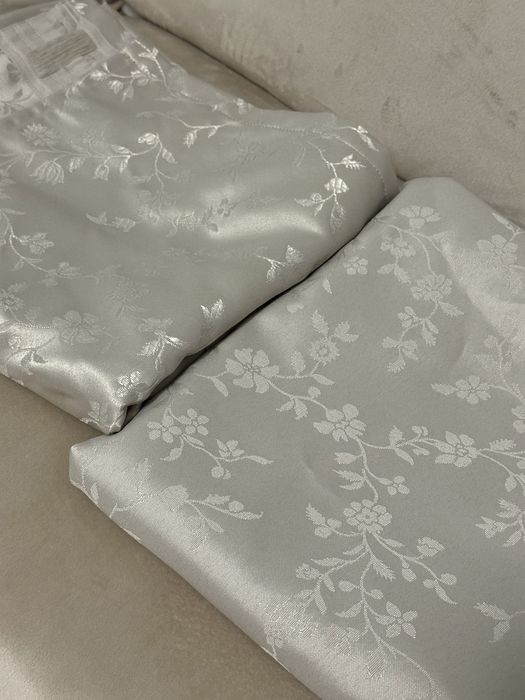 Set galerie si draperii crem,opace,Ikea