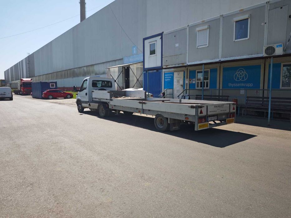 Mini tir Iveco Daily + semi remorca