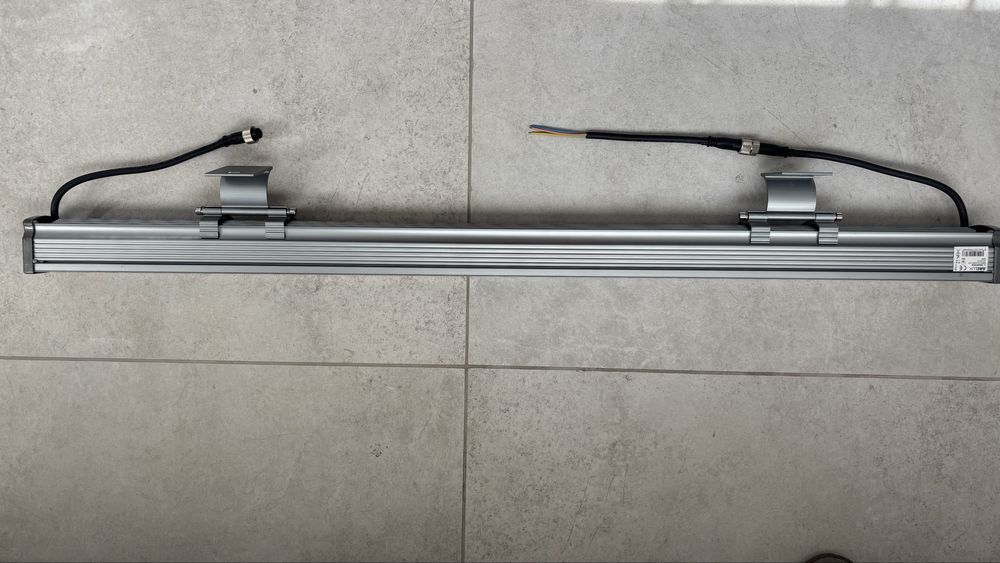 Proiector liniar LED Arelux ext sau int 100 cm, aluminiu satinat