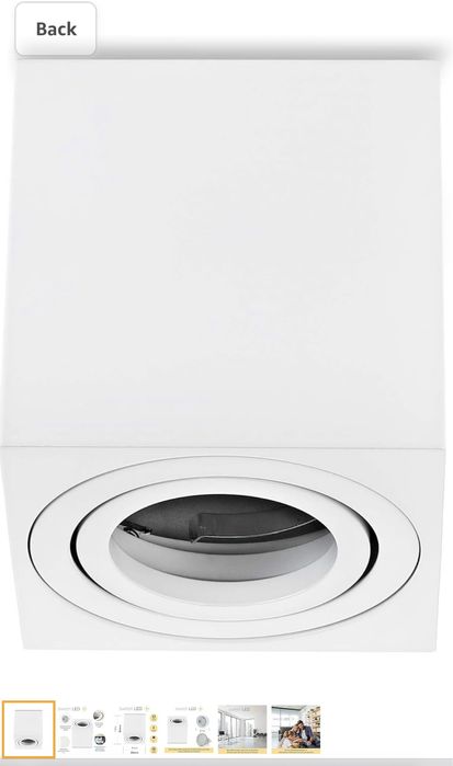 Осветително тяло куб - 13 бр налични