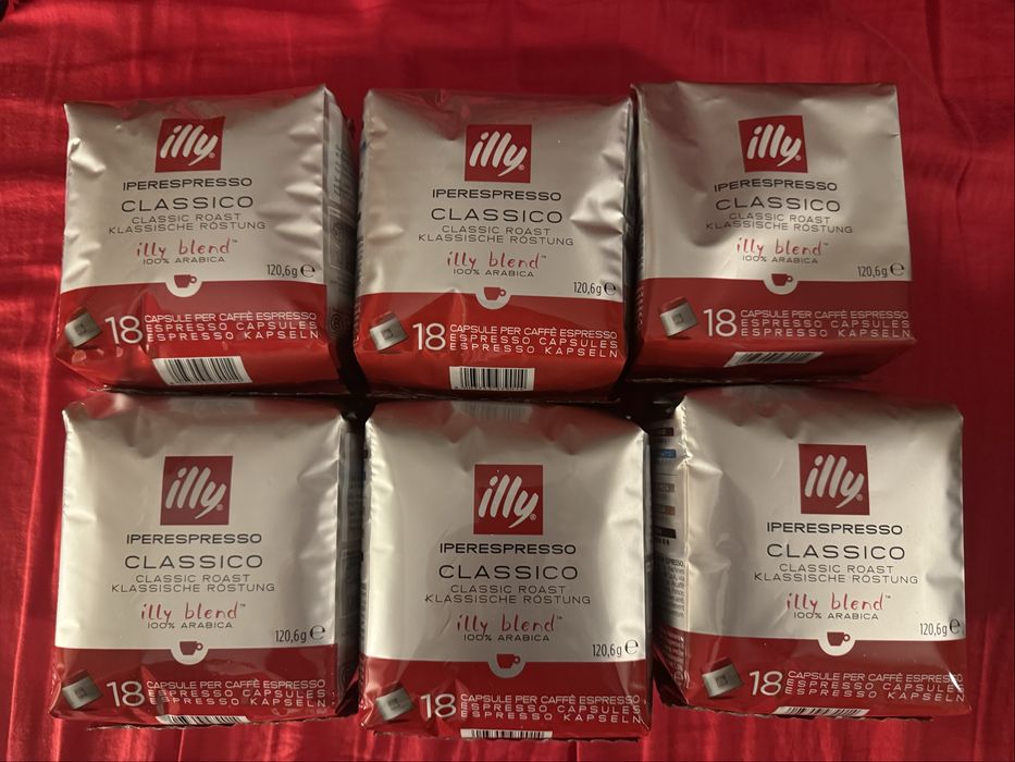 Кафе капсули ILLY iperespesso 6 пакета  х 18 6р , цената е за 6 кутии