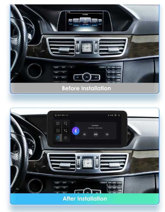 Мултимедия 10.25″ Android 14 MERCEDES E CLASS W212 NTG 4.0-5.0 CARPLAY