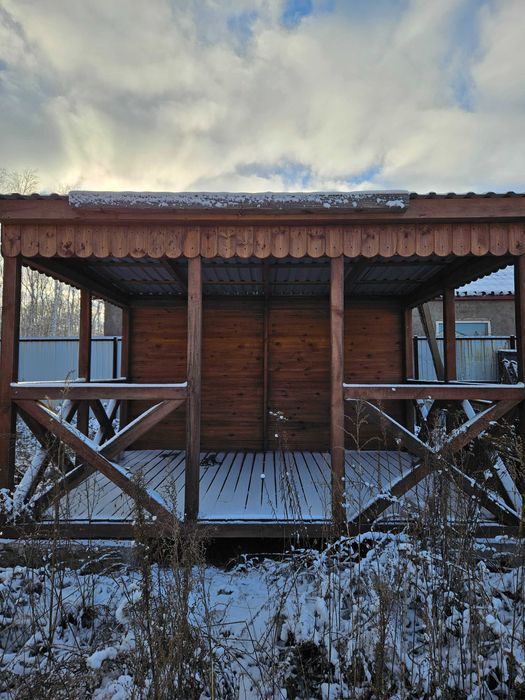 Беседка деревянная