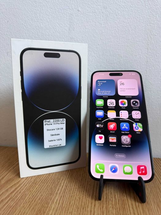iPhone 14 Pro Max - 100% 128 GB - MMC Mobile Amanet