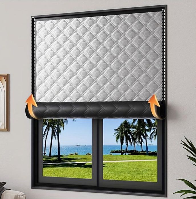 Deraza uchun issiqlikni saqlovchi termo parda — buyurtma asosida