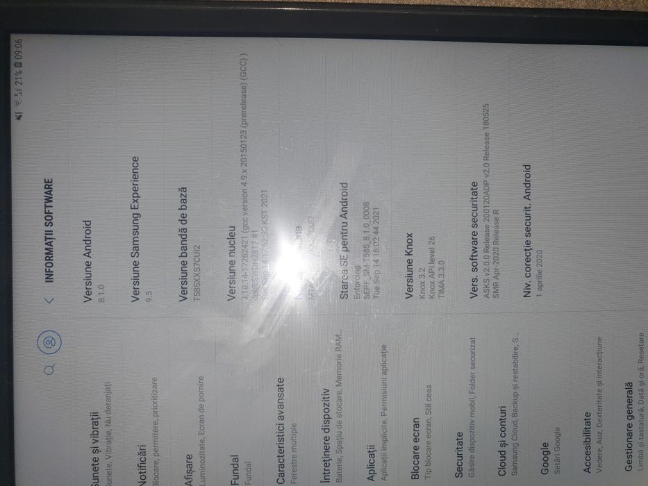 Tableta Samsung  de vânzare