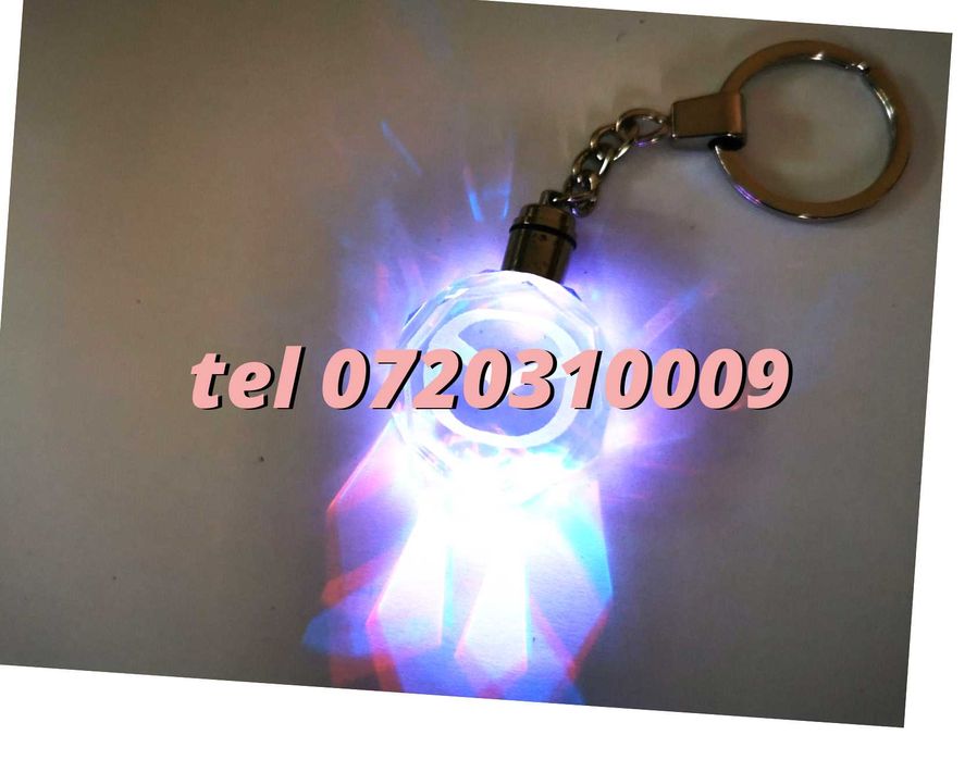Breloc Sticla Cu Led 6 Culori Mazda