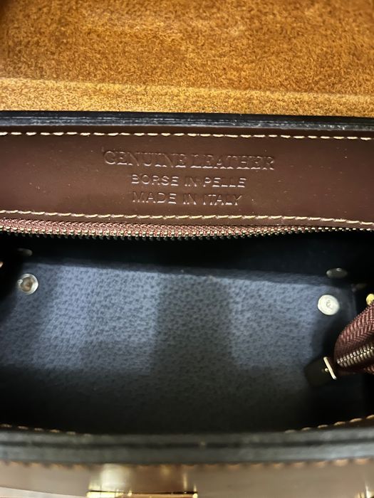 Ежедневна чанта от естествена кожа - кафява