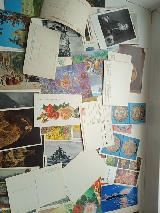 Открытки времён СССР.