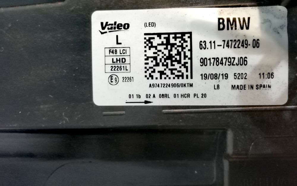 Фар Фарове за BMW X1 F48 / БМВ Х1 Ф48 FULL LED Facelift.