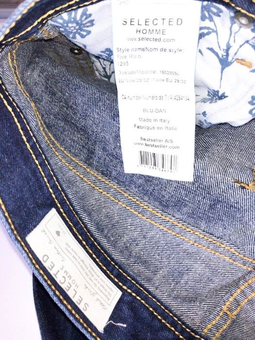 Blugi SELECTED Homme Italy Barbati | Marime 29 x 32 (Talie 78 cm) W29