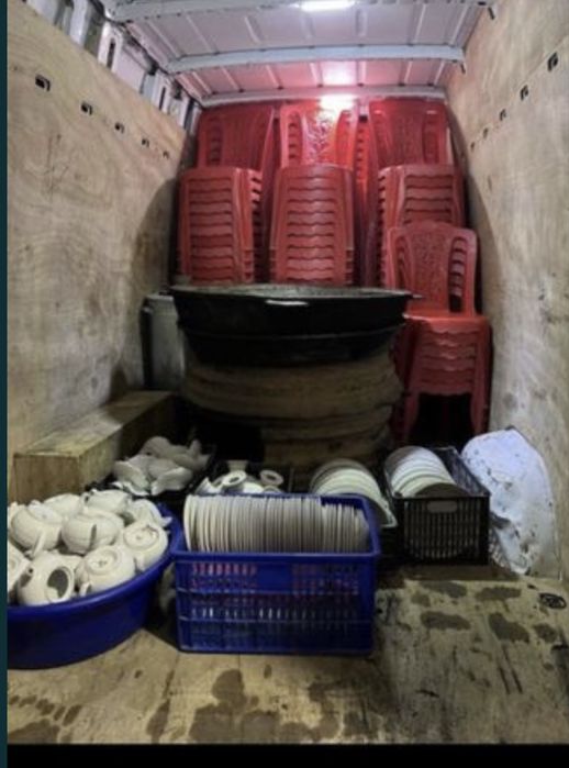 стол стул посуда