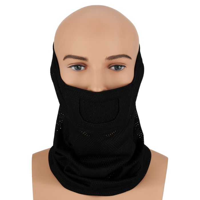 Masca Airsoft Protectie CygnusArmory FaceWarrior negru/woodland