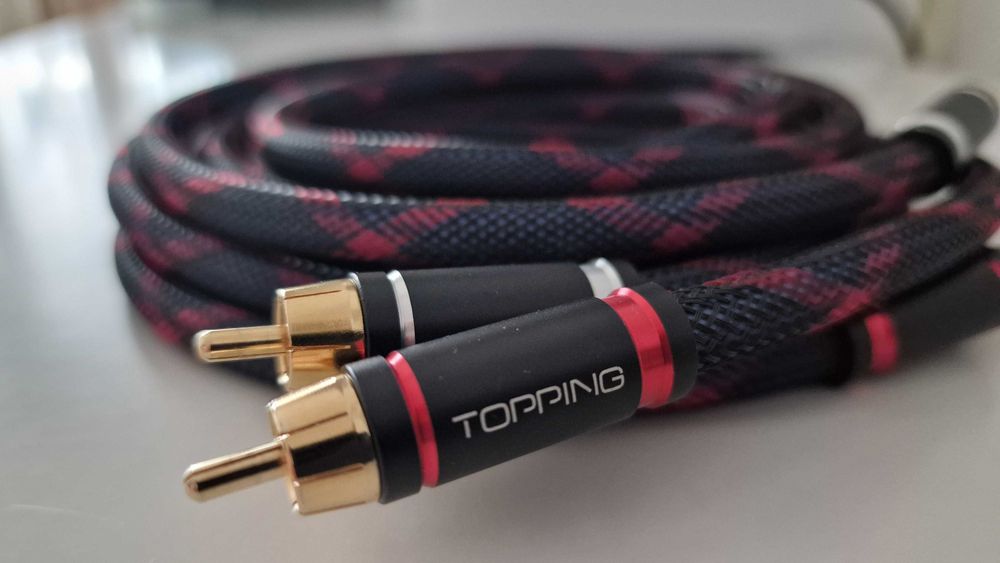 Cablu audio Topping RCA 2m pereche
