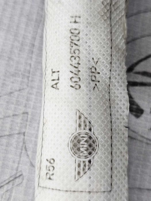 Airbag cortină stânga Mini Cooper SD / One / Hatch R56 2006-2013 2011 2.0 SD 135kW Cod OEM: 604435700H, 72127134077, 7134077 (5G3)