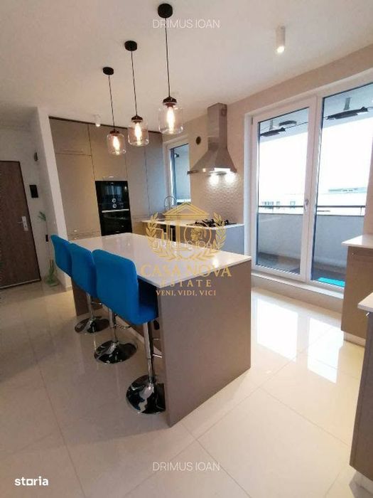 Apartament 2 camere 58mp, 2 balcoane, finisat modern, parcare,bloc nou