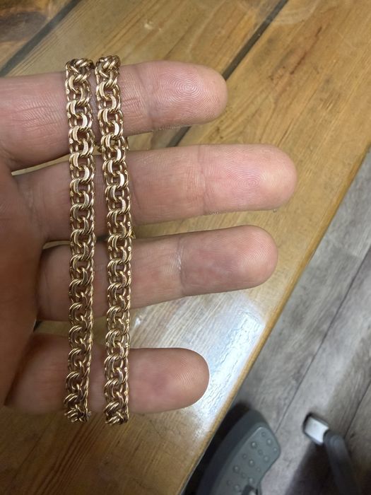 Золотая цепь мужская