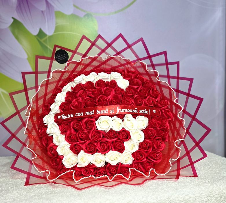 Buchete trandafiri de sapun