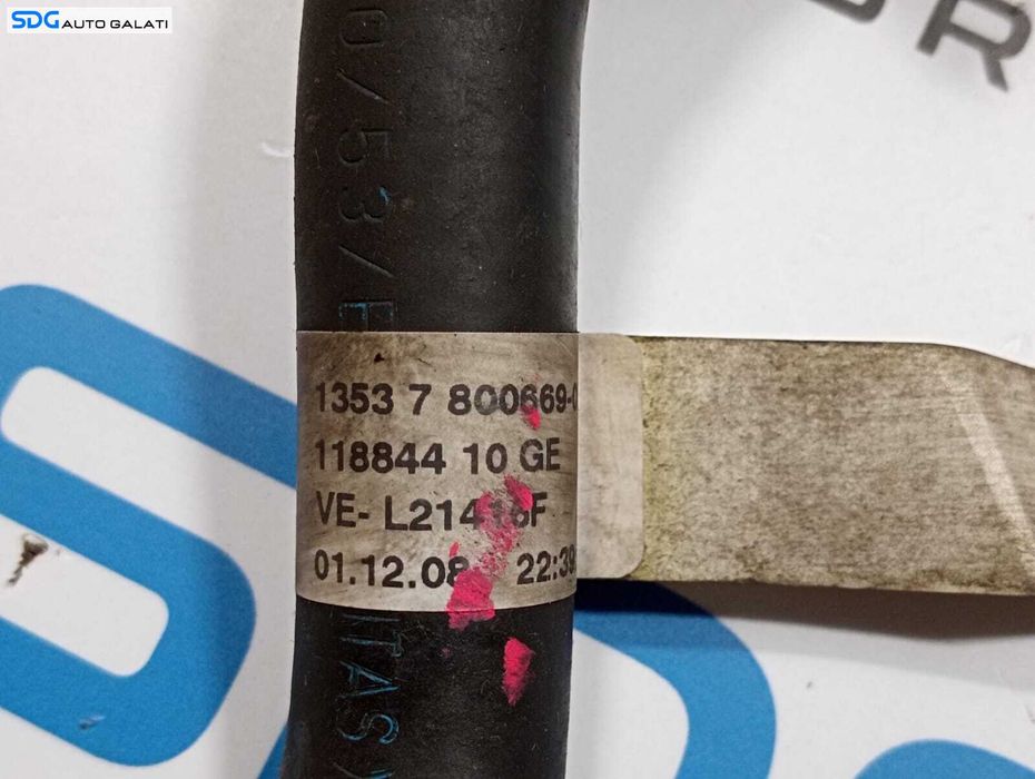 Conducta Furtun Combustibil BMW Seria 3 E90 E91 E92 E93 2.0 D 2004 - 2011 Cod 780066902 1353 7800669-02 [M6871]