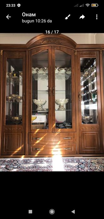 Сервант б/у в хорошем состоянии