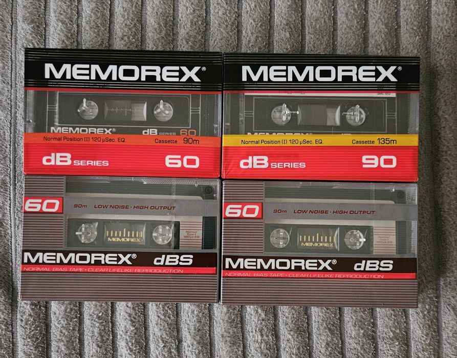 4 Casete Audio Memorex Noi Sigilate
