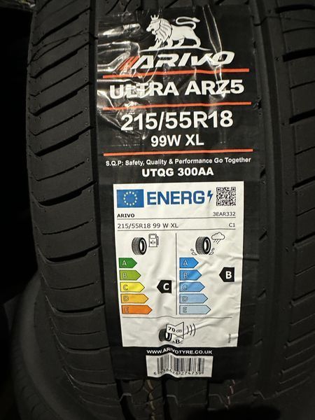Нови летни гуми ARIVO ULTRA ARZ5 215/55R18 99W XL БОРД 2155518