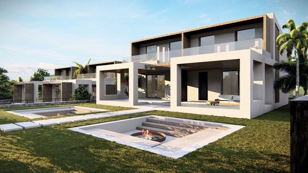 Продава нова 2 ет сграда 106м2 с вълшебна гледка море в Офринио,Гърция