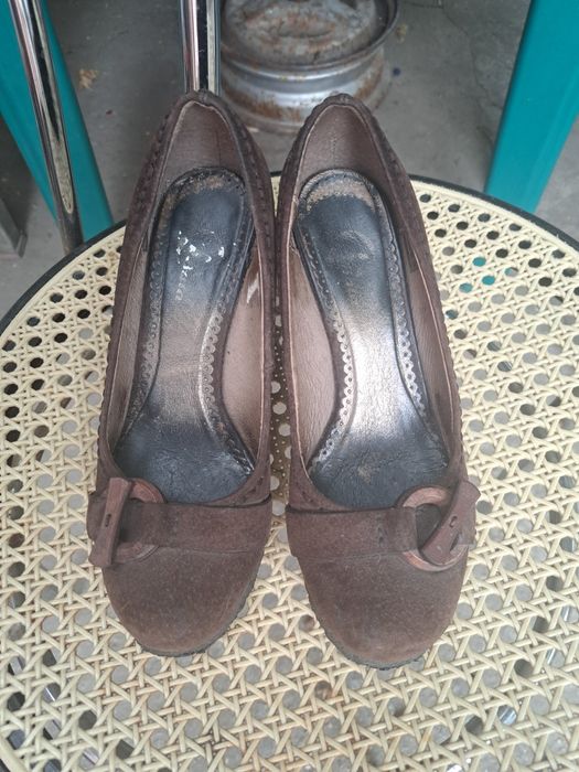 Pantofi piele întoarsă