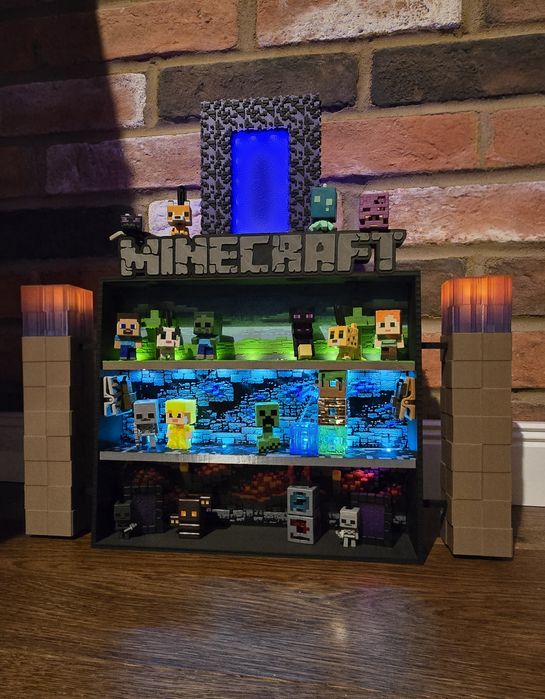 Kinder Joy Display Minecraft Stand