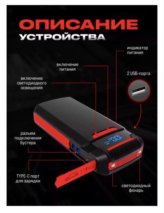 Автокомпрессор. Пусковое устройство для автомобиля