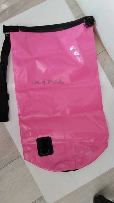 Водоустойчива раница Drybag в розов цвят 25 литра