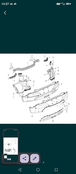 Бампер Chevrolet Tracker