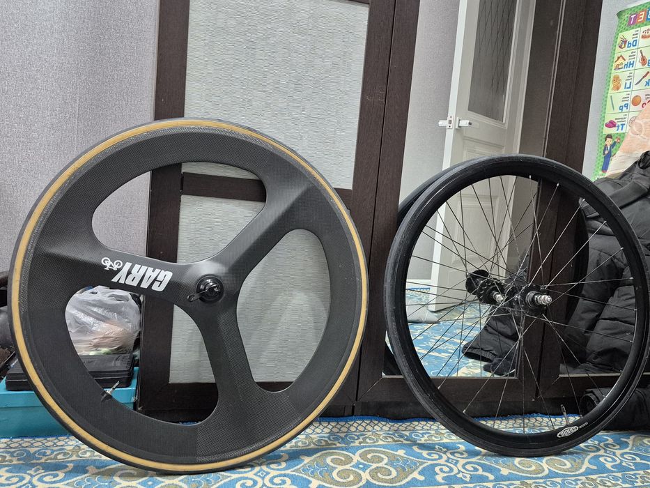 карбон триспок + задний ринпоч колеса