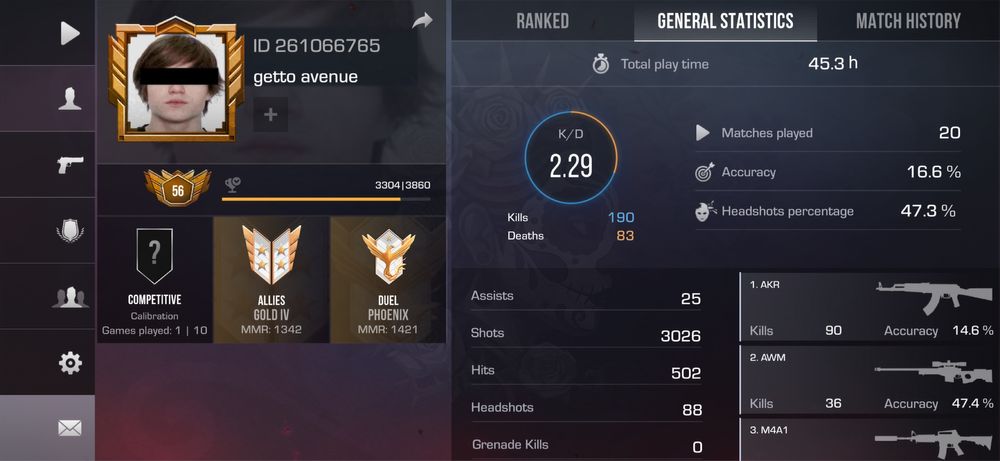 Аккаунт standoff2