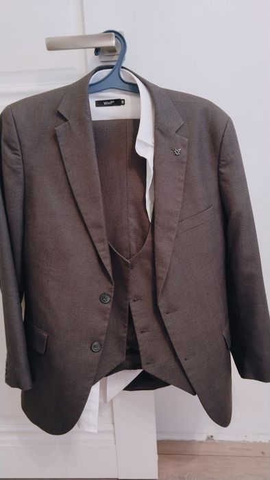 Костюм синий,серый 44/46 рр