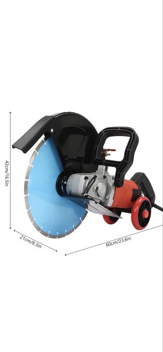 Vand Drujba beton, Ferestrau electric, lama 350mm