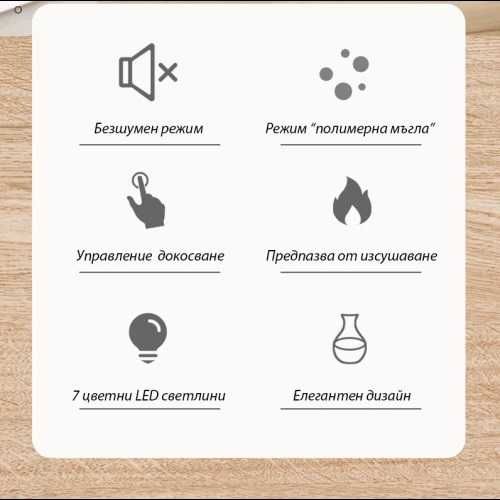 Арома дифузер за освежаване и ароматизиране на въздуха