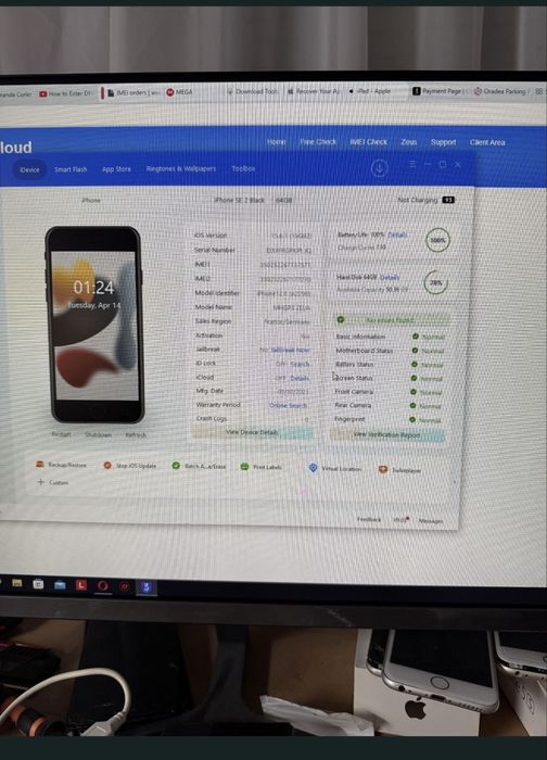iPhone SE 2 (2020) de 64 gb de colectie ios 15.6.1