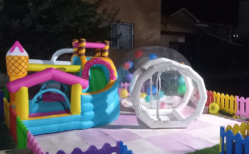 Продам  комплекс с батутами