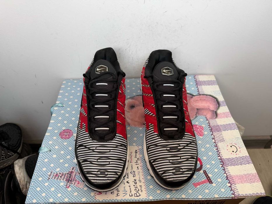 Nike Air Max Plus Striped Black White''оригинални маратонки 45 номер