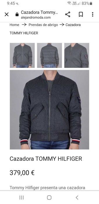 Tommy Hilfiger TH Tech Wool Mens Jacket Size S НОВО! ОРИГИНАЛ! Бомбер