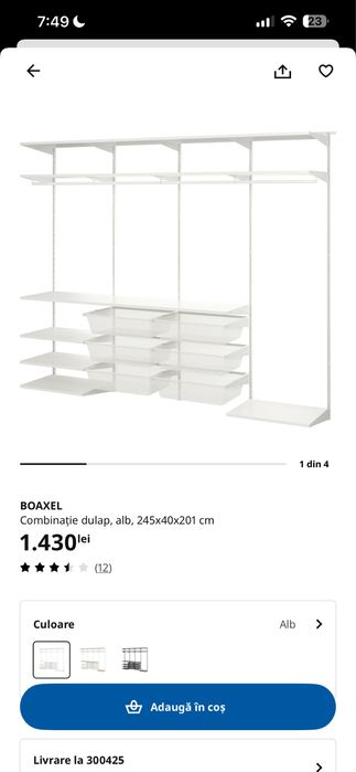 Dulap Ikea Boaxel - Dressing