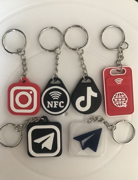Продам брелки с NFC меткой