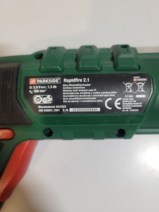 Отвертка Parkside