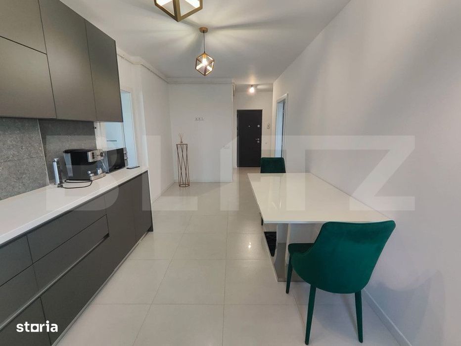 Apartament 3 camere, 64mp, etaj 1, la cheie, parcare, zona Vivo