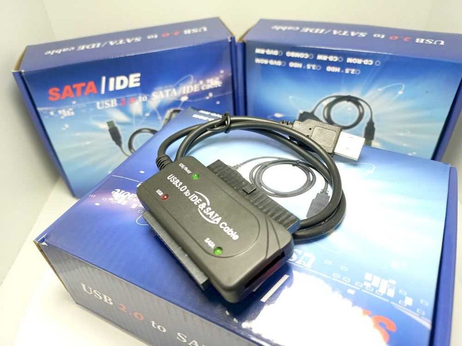 Adaptor USB - IDE 3,5+2,5inch+SATA Cu Alimentator