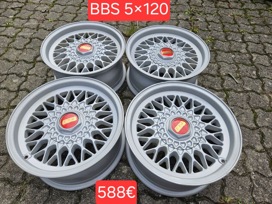 BBS RS 771 5X100 / 4×100 / 5×120 Джанти, BMW E30,  Honda, VW ,Golf,GTI